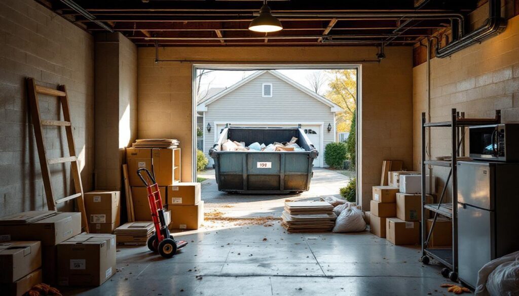 Basement Cleanout Success Using the Right Dumpster Size