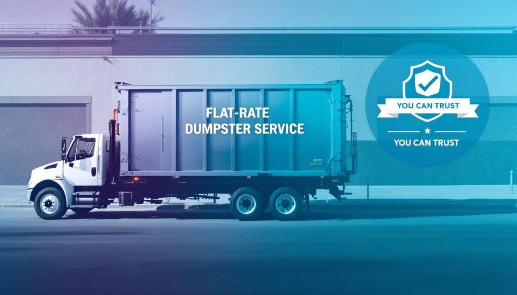 Flat-Rate Dumpster Service You Can Trust