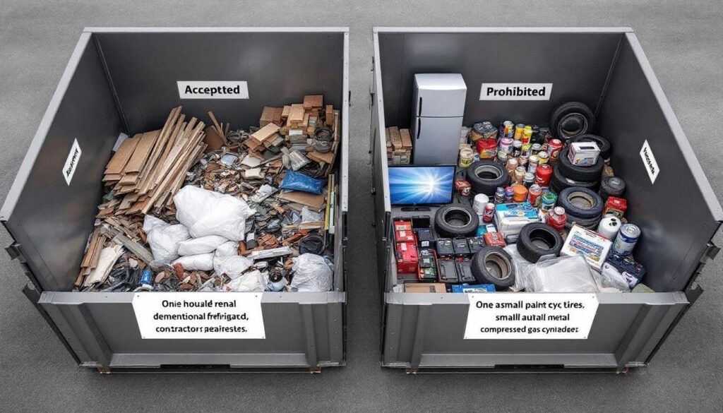 What Materials Can and Cannot Go in Your Rental Dumpster